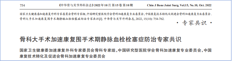 2017-2023年VTE管理指南/共識匯總—國內(nèi)版